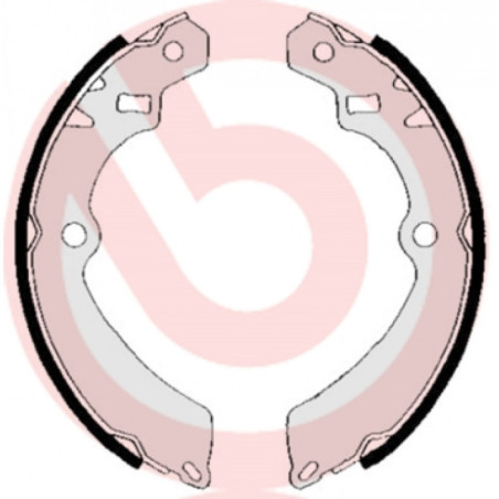 BREMBO S 79 509 Sada brzdových čeľustí zadné pre Suzuki Vitara