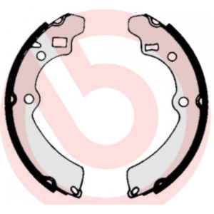 BREMBO S 79 512 Sada brzdových čelistí zadní pro