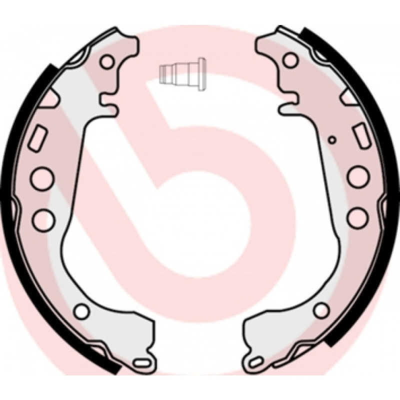 BREMBO S 83 508 Sada brzdových čelistí zadní pro Yaris / Vios Corolla iQ Prius Justy bB Charade