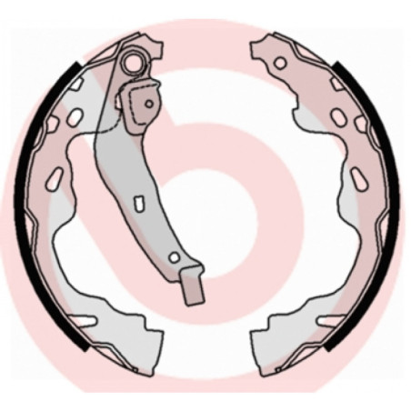 BREMBO S 83 509 Sada brzdových čeľustí zadné pre Agila Swift Splash Aygo C1 Corolla Yaris 108 107