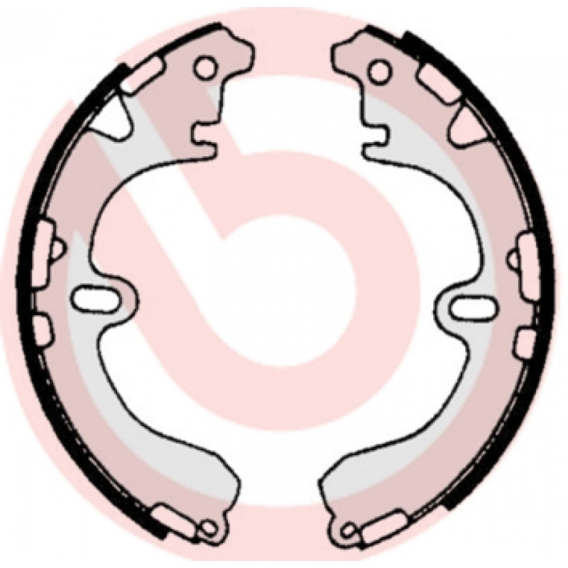 BREMBO S 83 531 Jeu de mâchoires de frein arrière pour Toyota Corolla