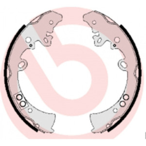 BREMBO S 83 550 Juego de zapatas de frenos trasero para Hilux Goa Scorpio