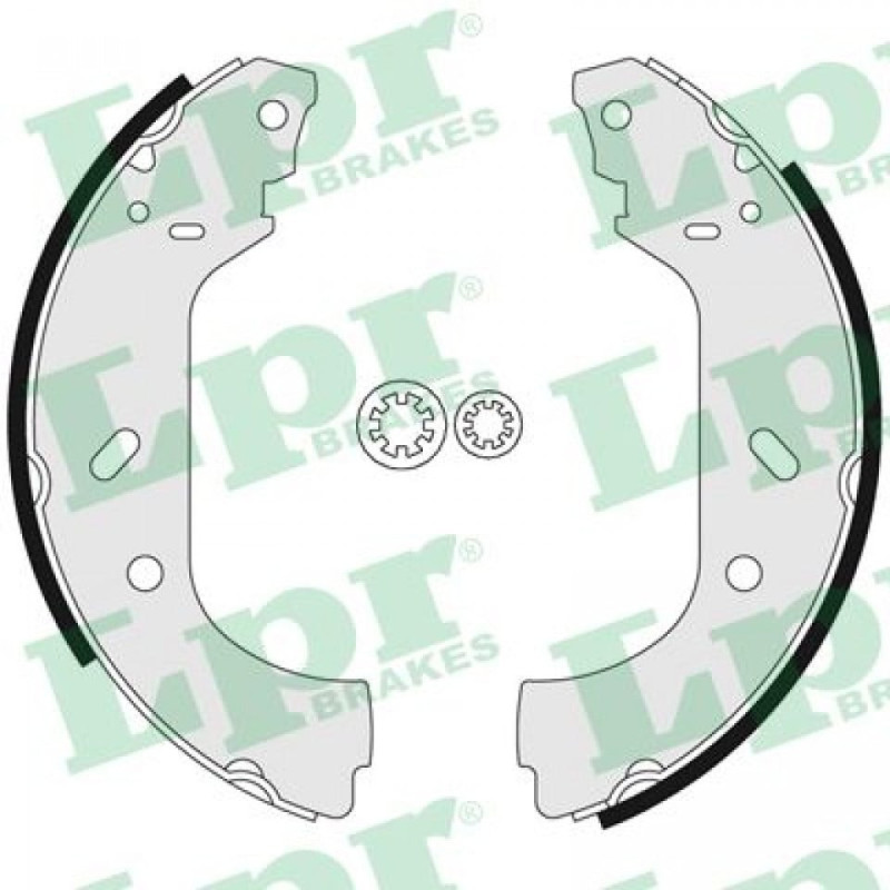 LPR 07150 Kit ganasce freno per