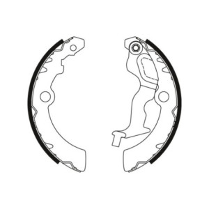 TRW GS8792 Brake Shoe Set Rear for