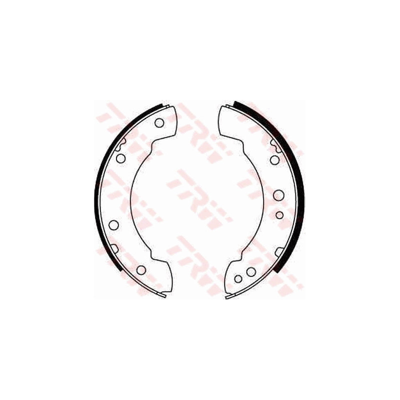 TRW GS6140 Brake Shoe Set Rear for
