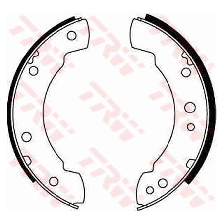 TRW GS6140 Sada brzdových čelistí pro