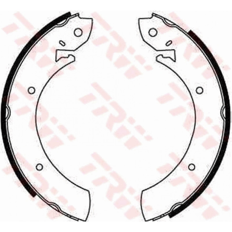 TRW GS6181 Brake Shoe Set Rear for