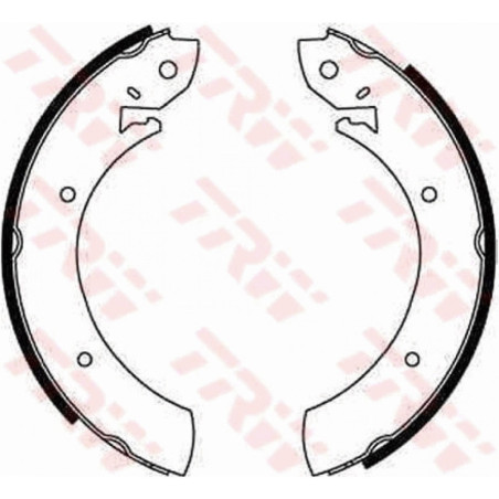 TRW GS6181 Kit ganasce freno per