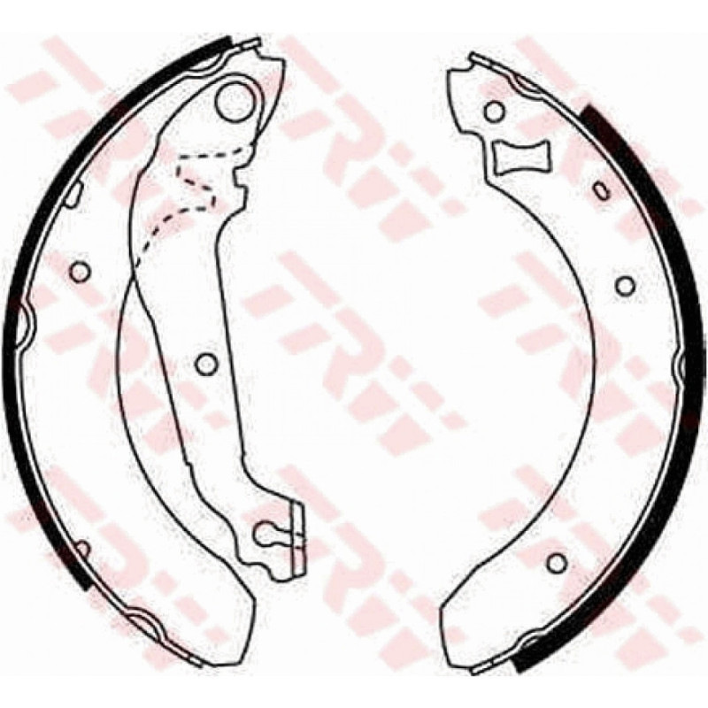 TRW GS6207 Bremsbackensatz für