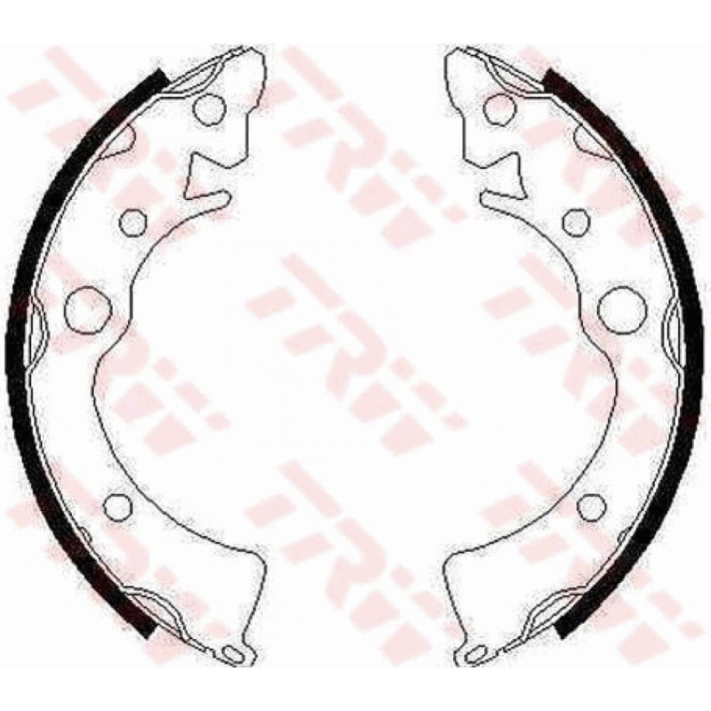 TRW GS6210 Brake Shoe Set Rear for