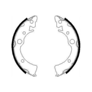 TRW GS6210 Kit ganasce freno per