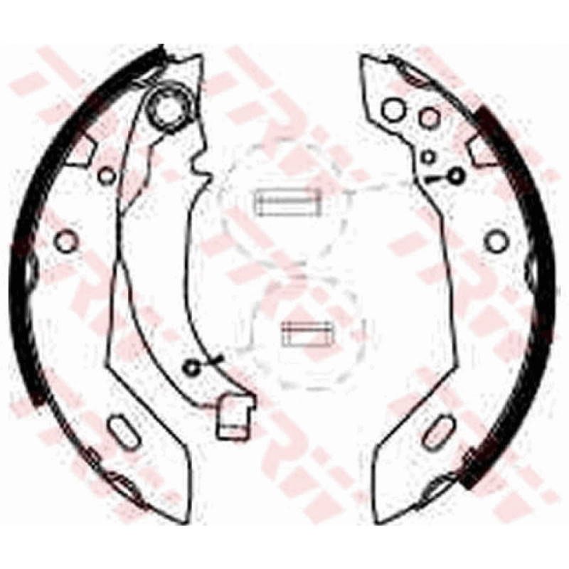 TRW GS6228 Kit ganasce freno per