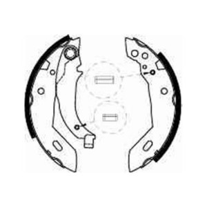 TRW GS6228 Jeu de mâchoires de frein pour