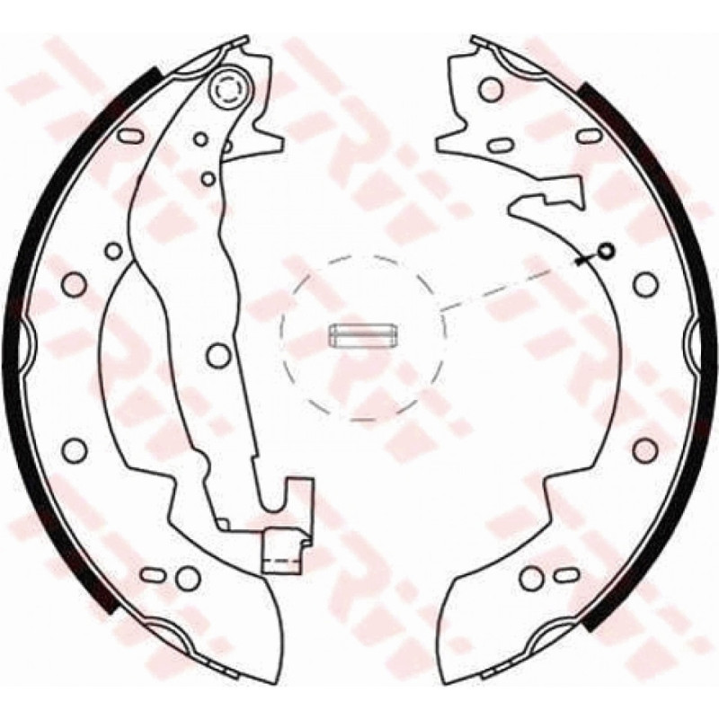 TRW GS6237 Brake Shoe Set Rear for