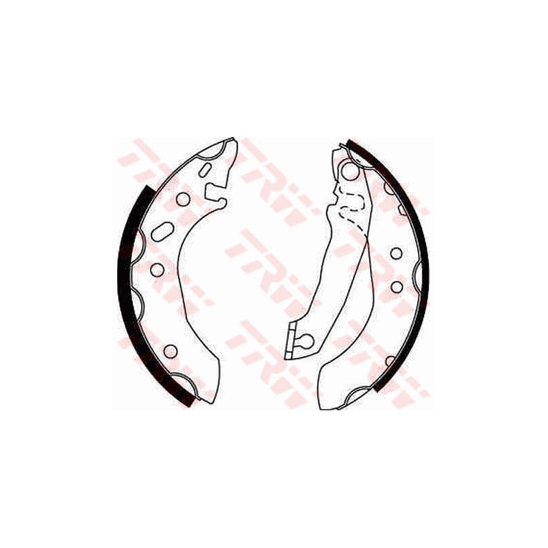 TRW GS6253 Brake Shoe Set Rear for