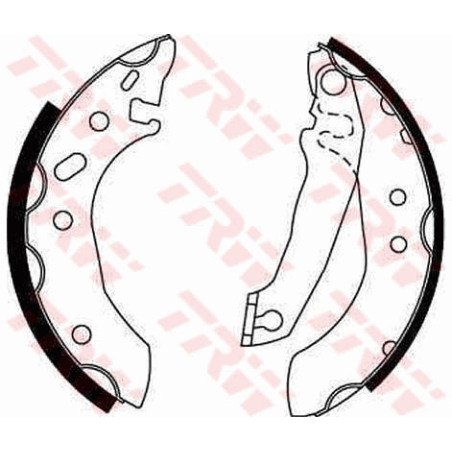 TRW GS6253 Brake Shoe Set Rear for
