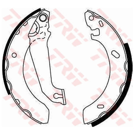TRW GS6254 Brake Shoe Set Rear for