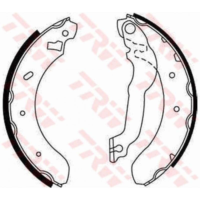TRW GS6255 Brake Shoe Set Rear for