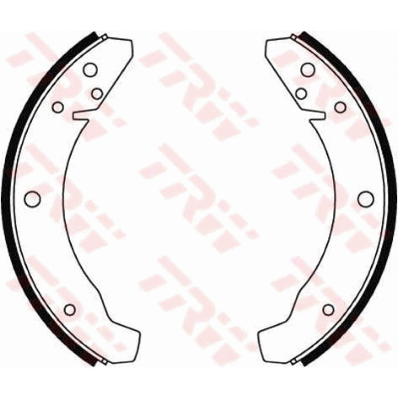 TRW GS8025 Bremsbackensatz für