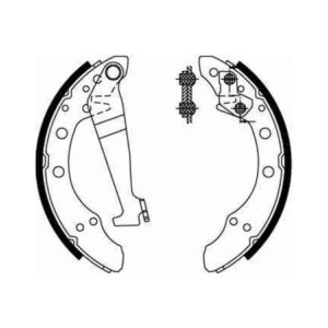 TRW GS8092 Brake Shoe Set Rear for