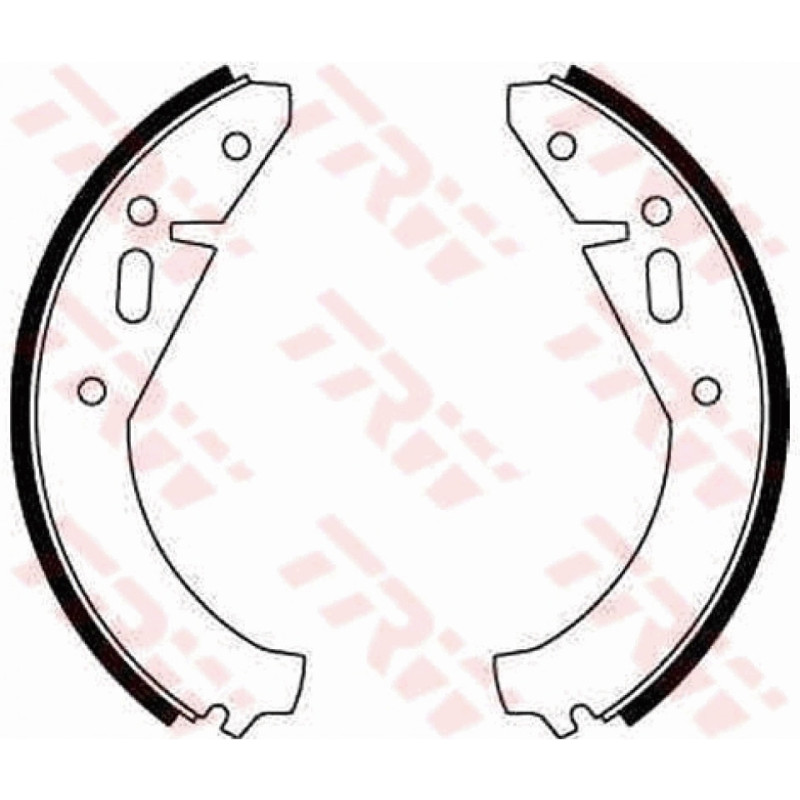 TRW GS8141 Bremsbackensatz für