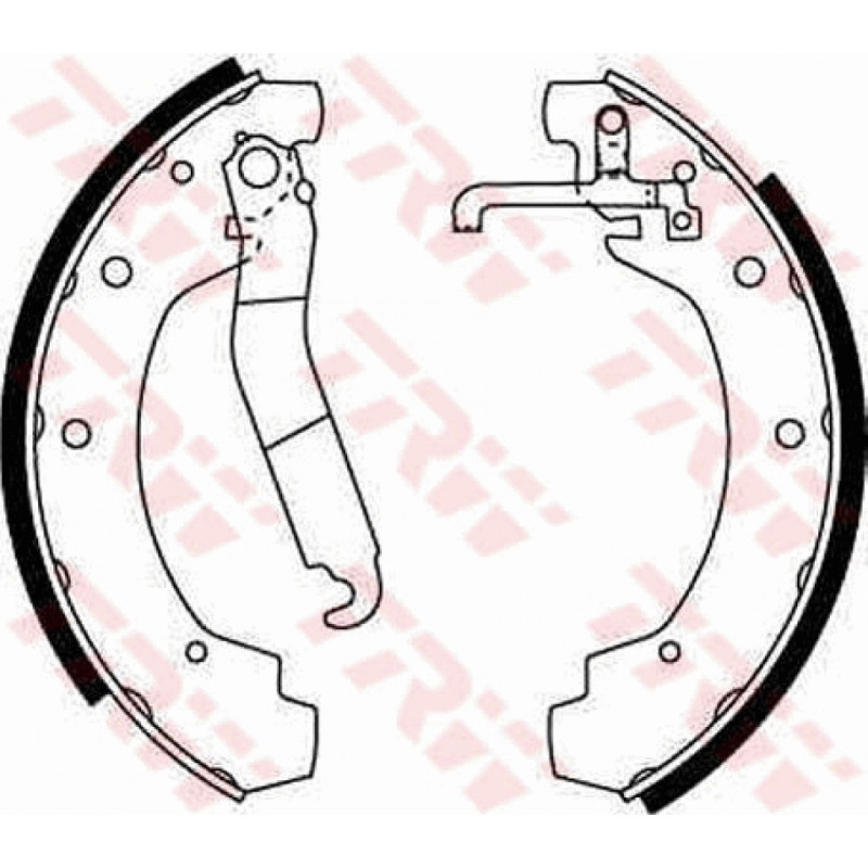 TRW GS8151 Brake Shoe Set Rear for