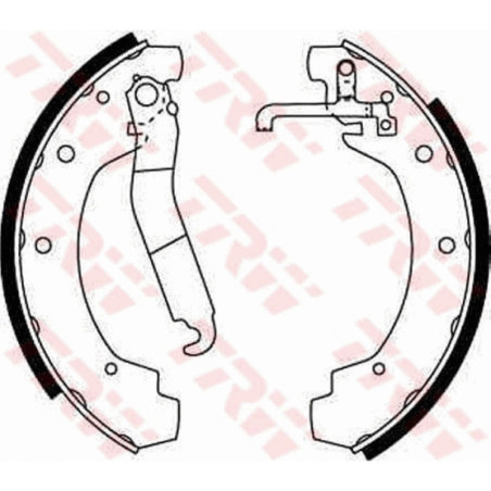 TRW GS8151 Brake Shoe Set Rear for
