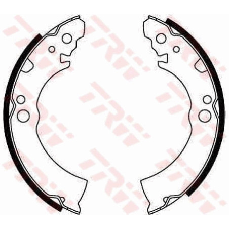 TRW GS8157 Brake Shoe Set Rear for