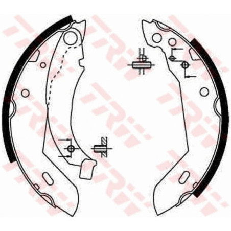 TRW GS8158 Brake Shoe Set Rear for