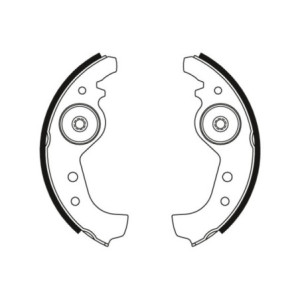 TRW GS8160 Kit ganasce freno per