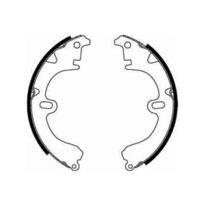 TRW GS8181 Brake Shoe Set Rear for
