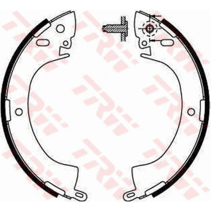 TRW GS8185 Kit ganasce freno per