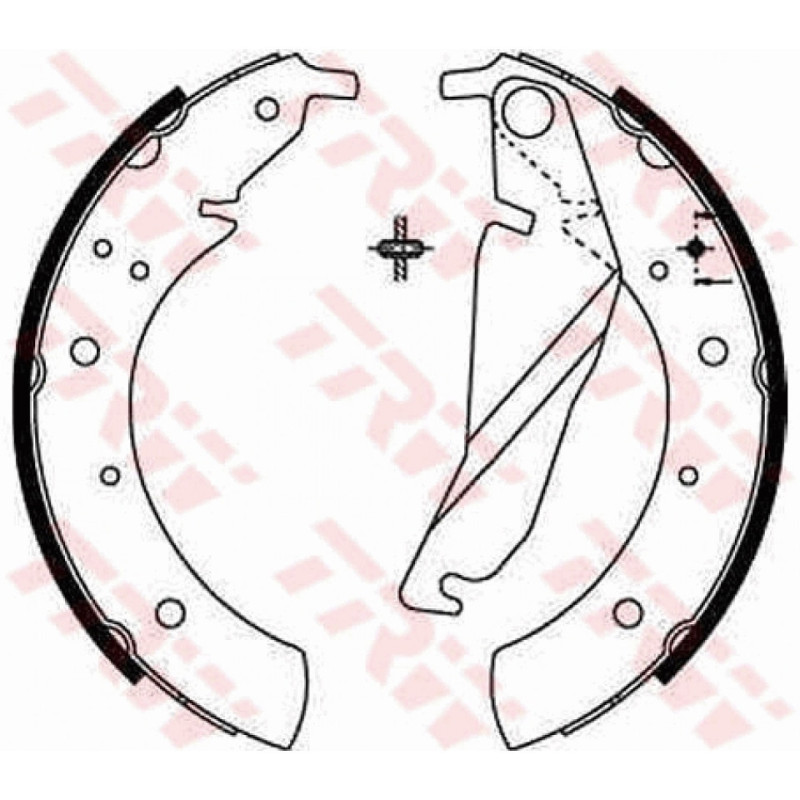 TRW GS8209 Bremsbackensatz für