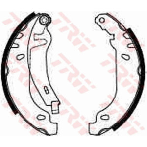 TRW GS8211 Kit ganasce freno per