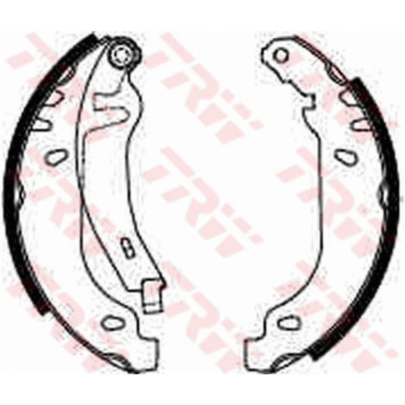 TRW GS8211 Brake Shoe Set Rear for