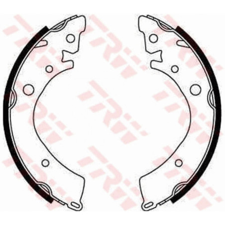 TRW GS8215 Brake Shoe Set Rear for