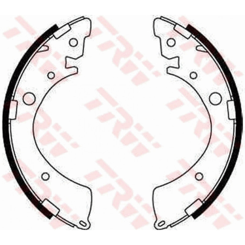 TRW GS8245 Brake Shoe Set Rear for
