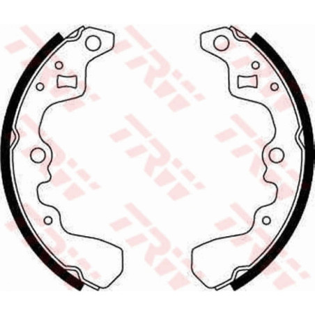 TRW GS8248 Kit ganasce freno per