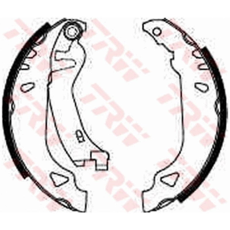 TRW GS8269 Brake Shoe Set Rear for