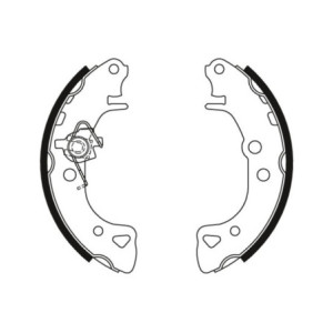 TRW GS8271 Brake Shoe Set Rear for