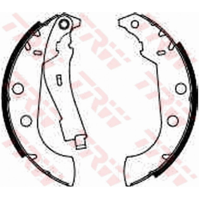 TRW GS8272 Kit ganasce freno per