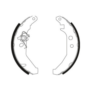 TRW GS8279 Bremsbackensatz für