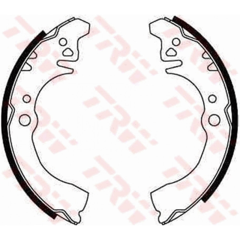 TRW GS8281 Brake Shoe Set Rear for
