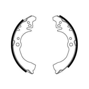 TRW GS8281 Brake Shoe Set Rear for