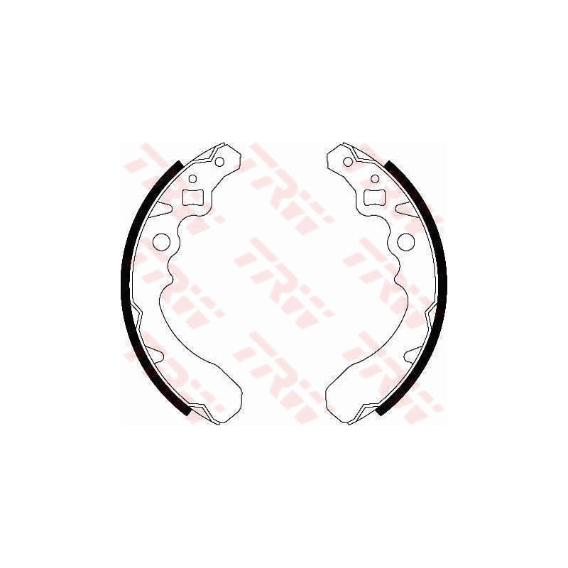 TRW GS8282 Bremsbackensatz für