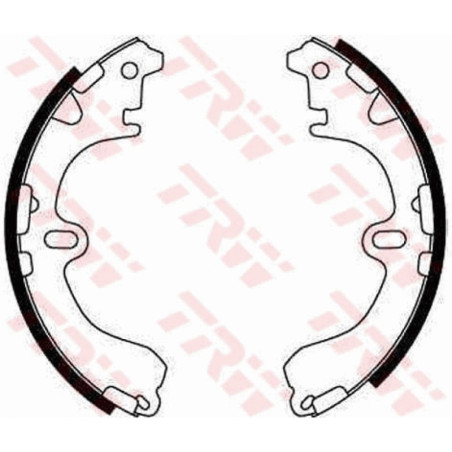TRW GS8291 Brake Shoe Set Rear for