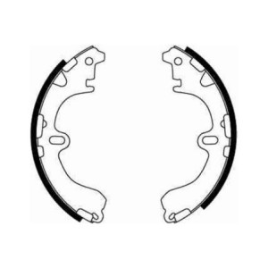 TRW GS8291 Bremsbackensatz für