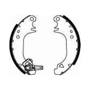 TRW GS8322 Brake Shoe Set Rear for