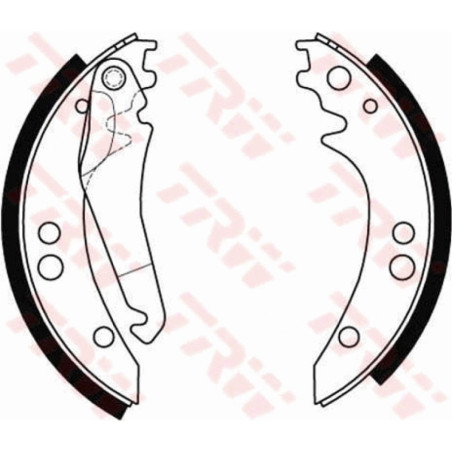 TRW GS8434 Brake Shoe Set Rear for