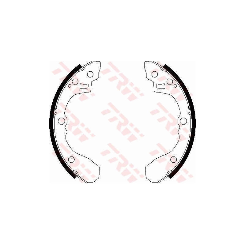 TRW GS8439 Brake Shoe Set Rear for